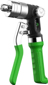 Gemakkelijk optrompen? een peuleschil met de Hydraulische optrompset st-300, een van de vele mogelijkheden die wij bieden in optrompgereedschap!