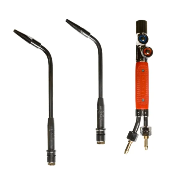 Super Stars HS5 hardsoldeerset propaan/O2 compleet + 2x soldeervoorstuk (niet gevuld)
